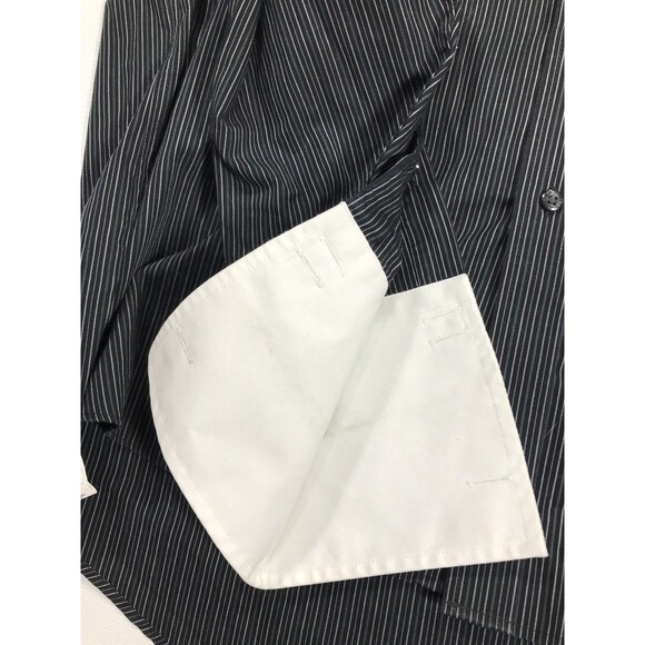 Donald J Trump Shirt Mens Size 17 1/2 Black White Signature Collection Flip Cuff - Picture 5 of 10